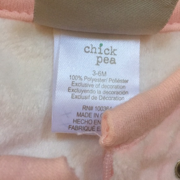 NWT Chick Pea Minky Dot plush baby girl bunting - Picture 9 of 11